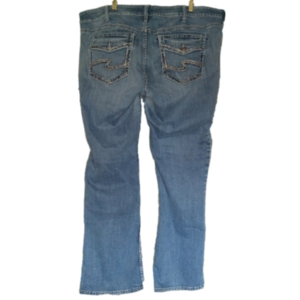 SILVER JEANS Sz 20x33 "Suki Slim Bootcut" Faded but Great!